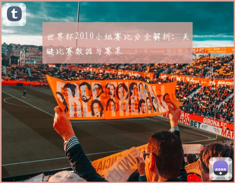 世界杯2010小组赛比分全解析：关键比赛数据与赛果